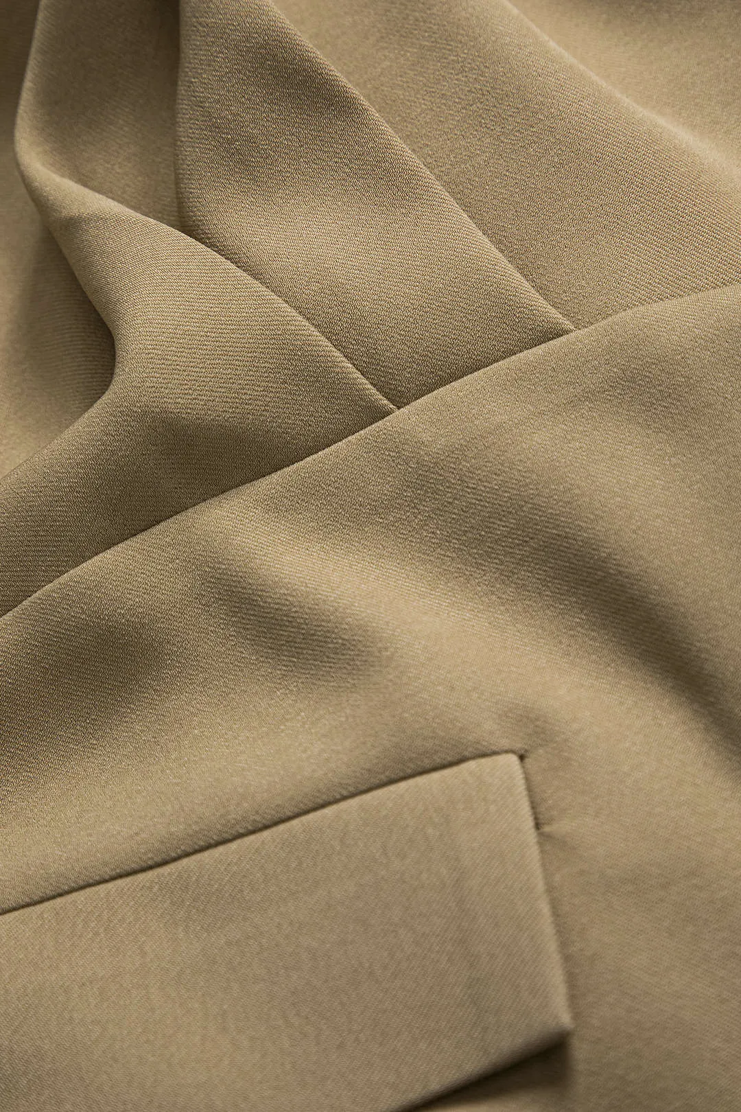 Ruched Belted Tie Front Fake Pocket Notched Lapel Blazer sold by Micas product image thumbnail 5