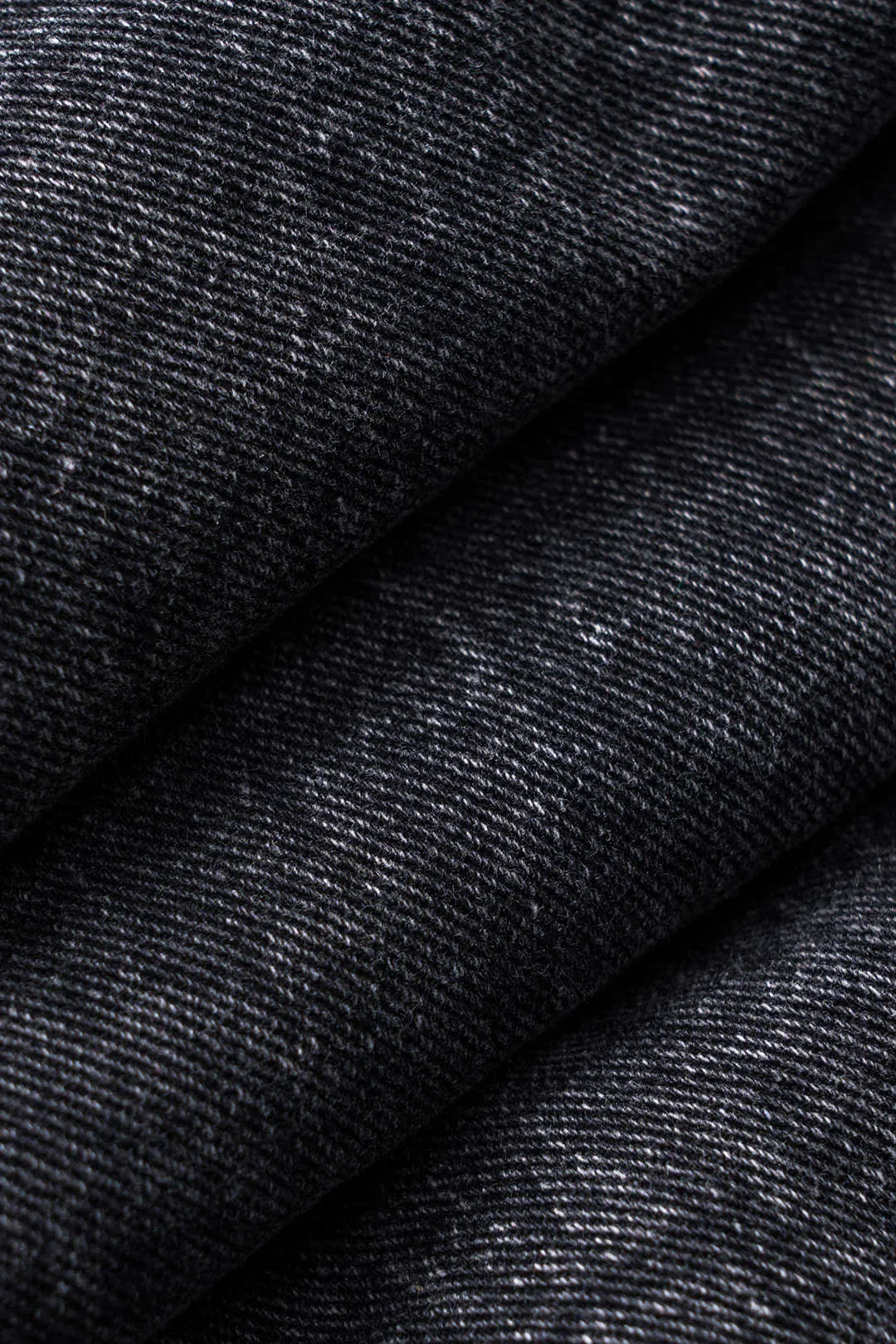 Denim patchwork knap lomme brede ben jeans sold by Micas product image thumbnail 5