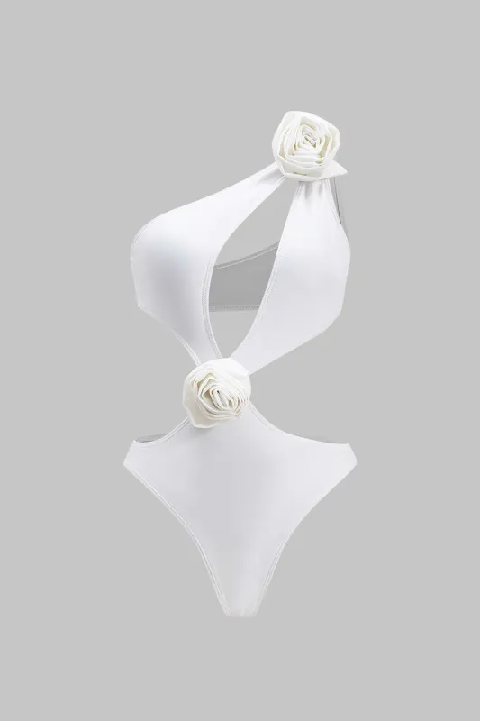 3d blomster udskåret mave kontrol i ét stykke badedragt sold by Micas