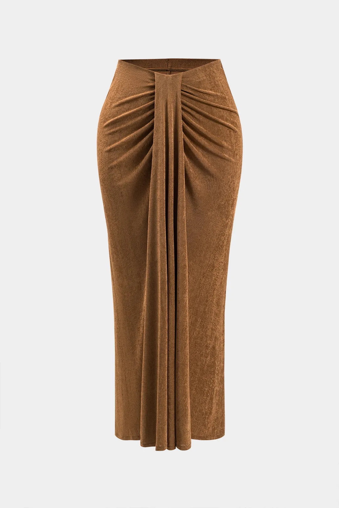 Plus størrelse ruched nederdel sold by Micas