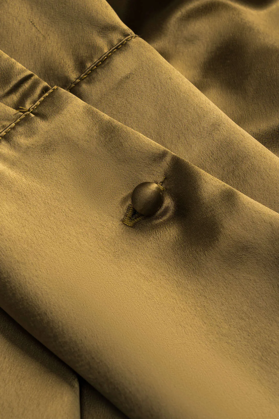 Satin ruched langærmet mini kjole sold by Micas product image thumbnail 5