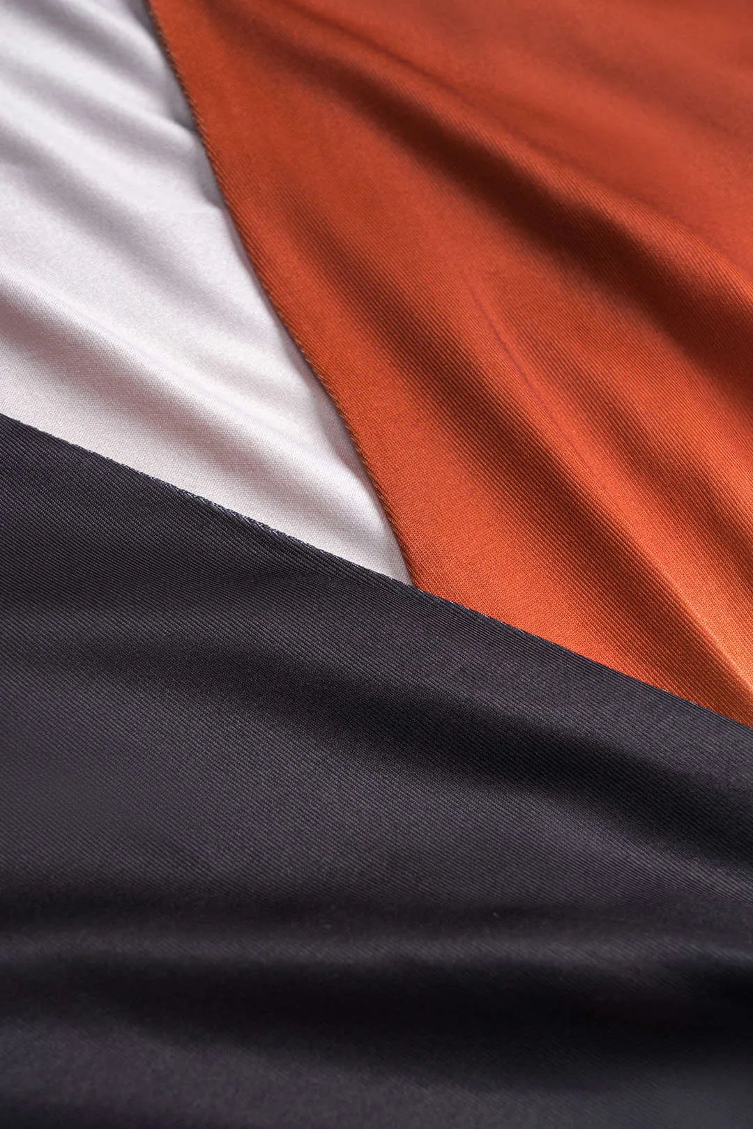 Ombre print ruched krydsede langærmet maxi kjole sold by Micas product image thumbnail 4