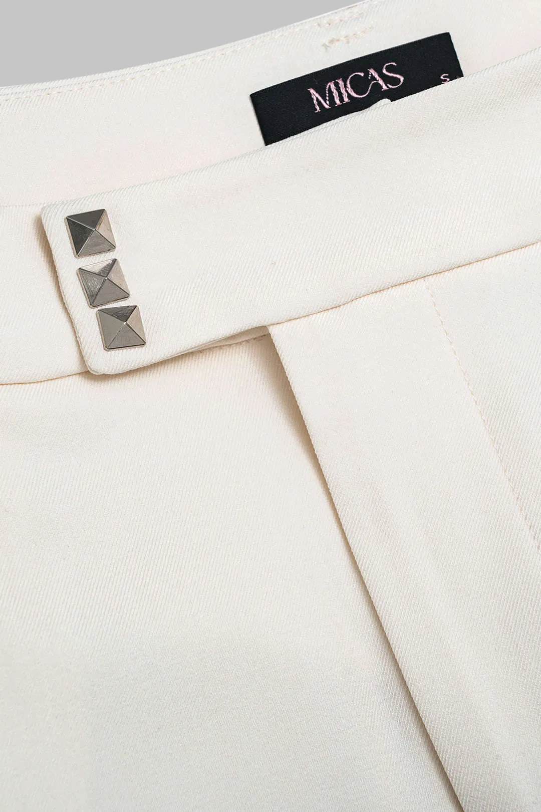 Metalliske plisserede brede benbukser sold by Micas product image thumbnail 5