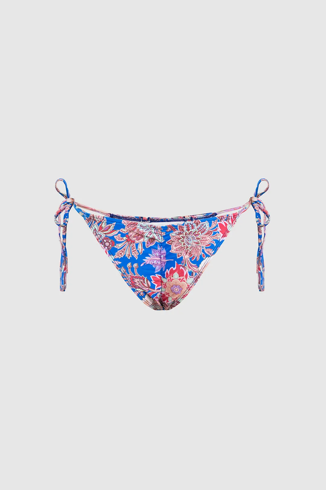 Blomsterprint blonder trimbinding af patchwork bikini sæt sold by Micas product image thumbnail 3