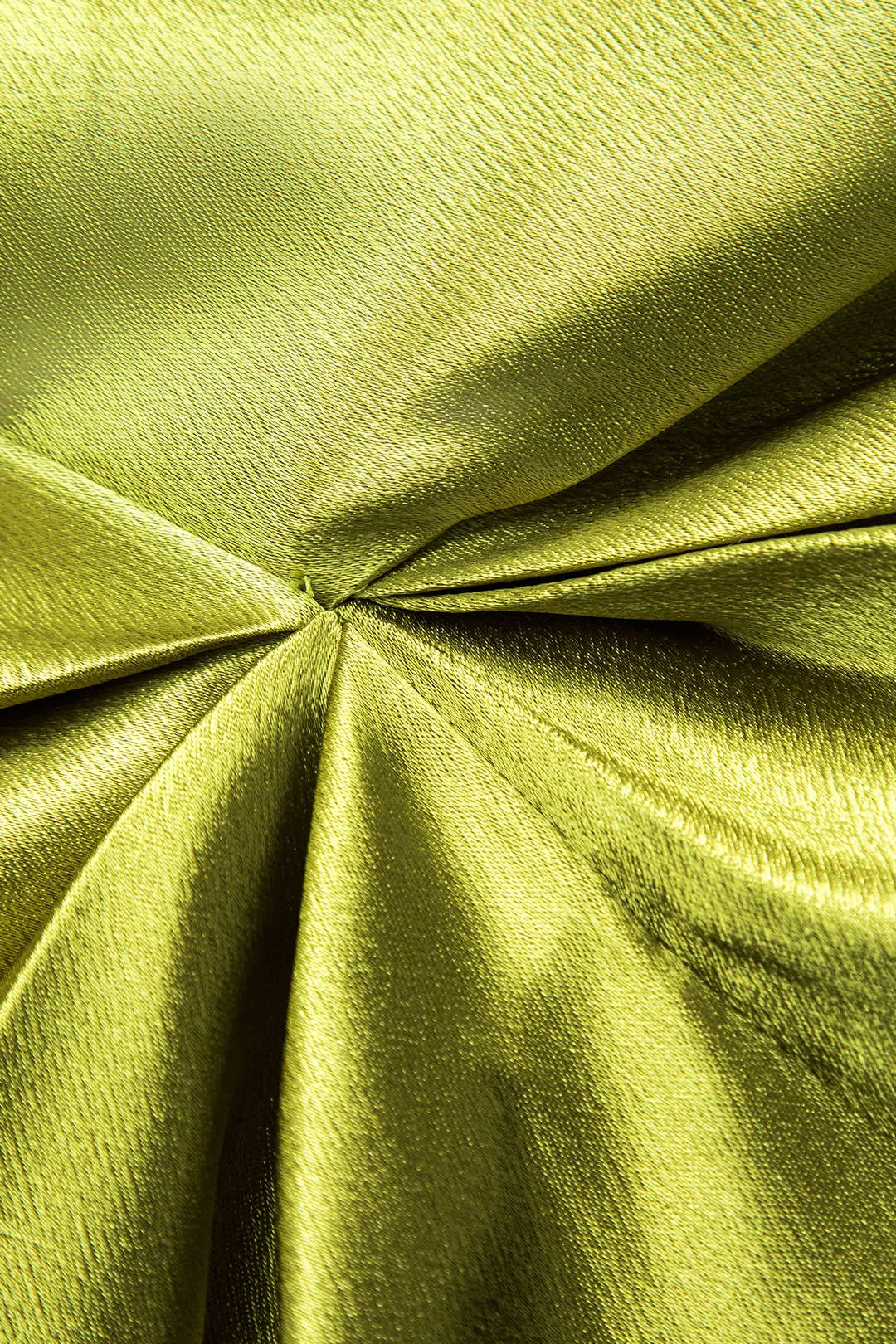 Satin asymmetrisk ruched knap langærmet shirt sold by Micas product image thumbnail 4