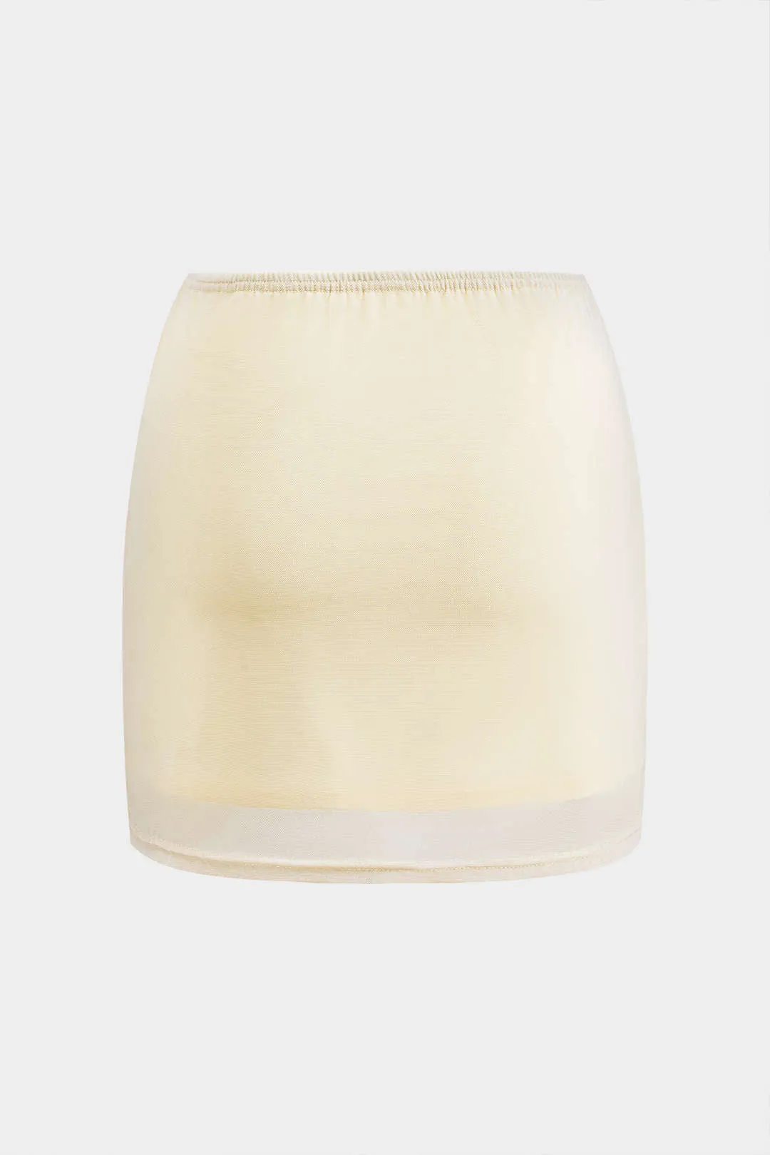 Blomstermønster mesh rhinestone cami top og nederdel sæt sold by Micas product image thumbnail 3