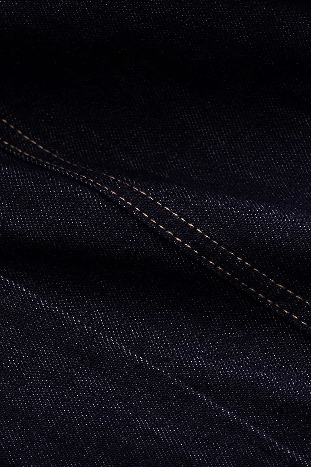 Denim patchwork knap lomme brede ben jeans sold by Micas product image thumbnail 4