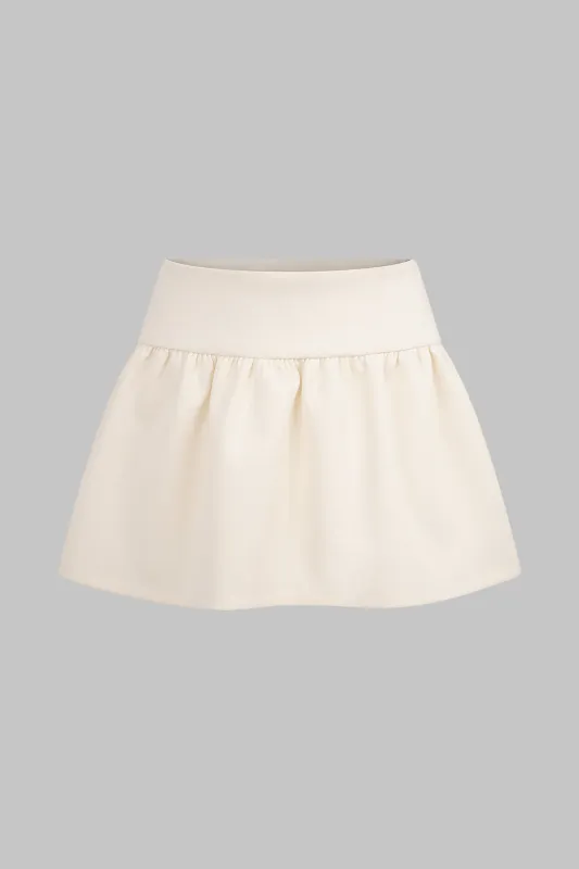 Ruched Puff Mini Dress sold by Micas