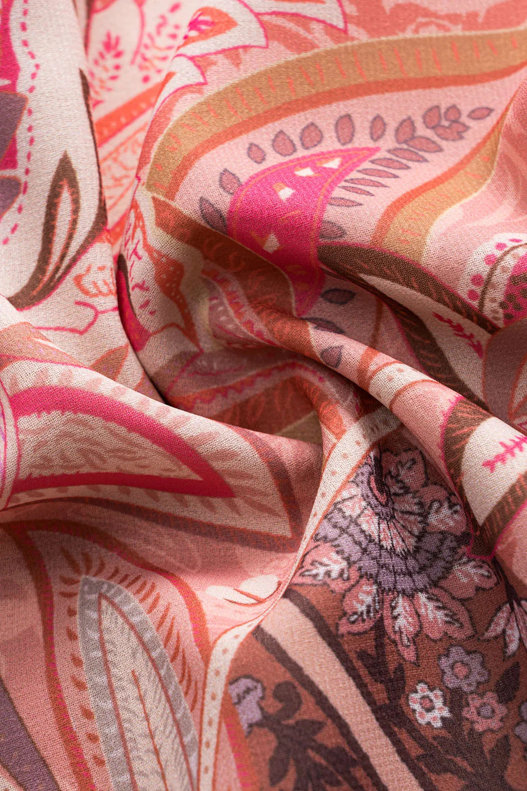 Retro Print Rackless Zipper Midi Dress sold by Micas product image thumbnail 4