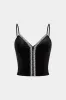 Fløjl rhinestone cami top sold by Micas