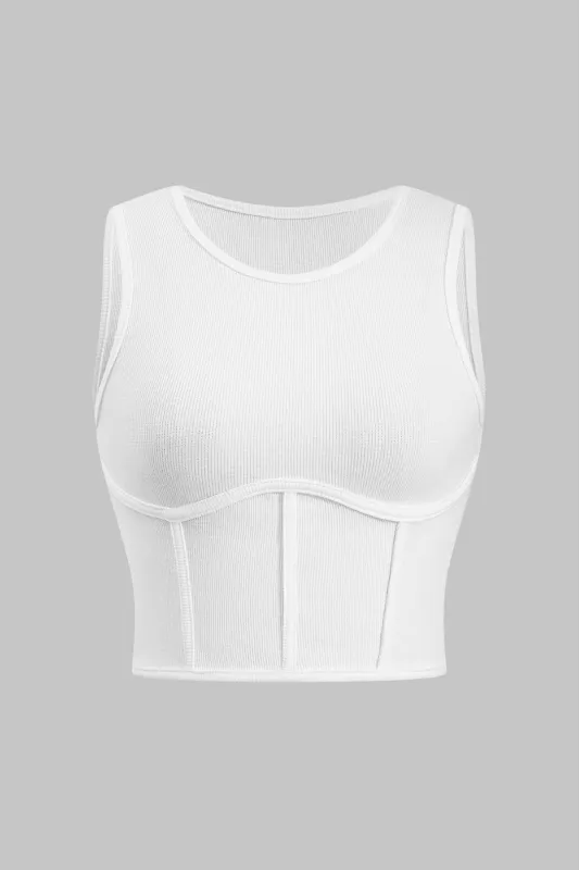 Korset beskåret tank top sold by Micas