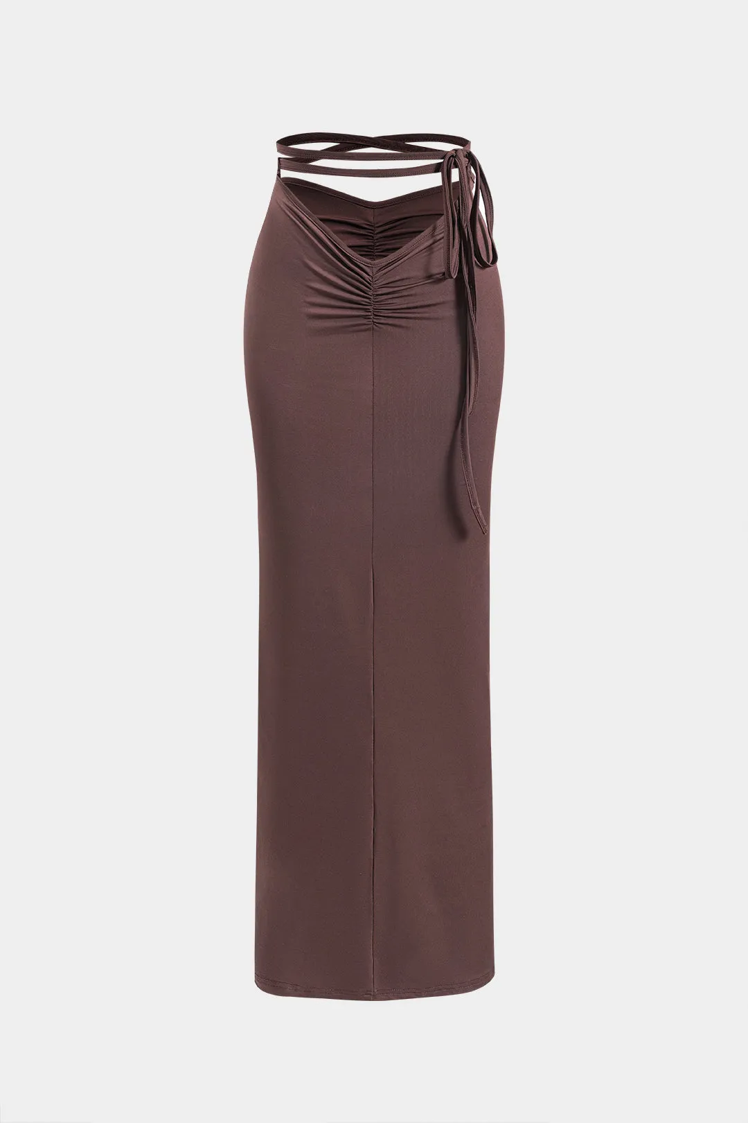 Ruched Top and Tie Up nederdel sæt sold by Micas product image thumbnail 4