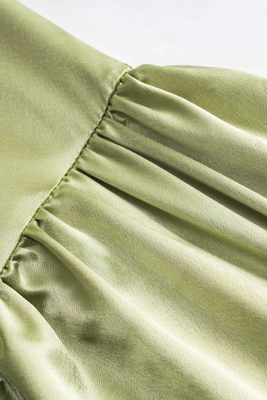 Satin ruched lynlås korset mini kjole sold by Micas product image thumbnail 5