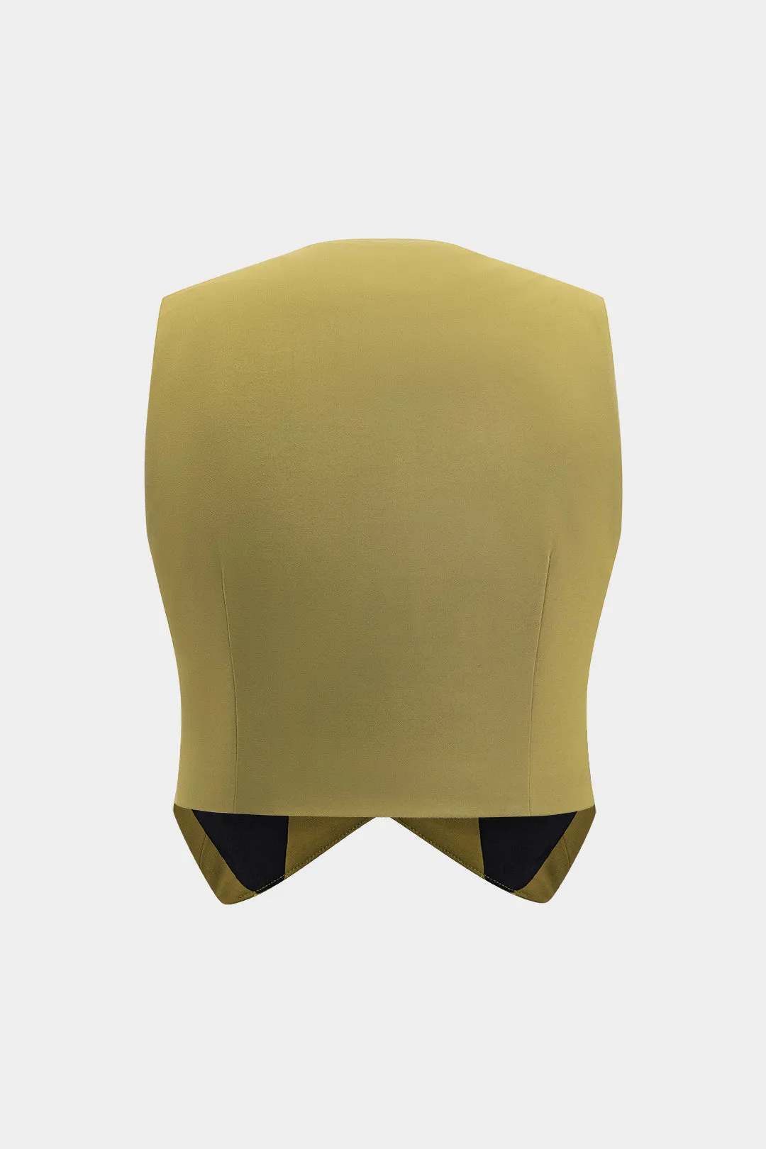 Plus størrelse knap tank top og plisseret nederdel sæt sold by Micas product image thumbnail 3