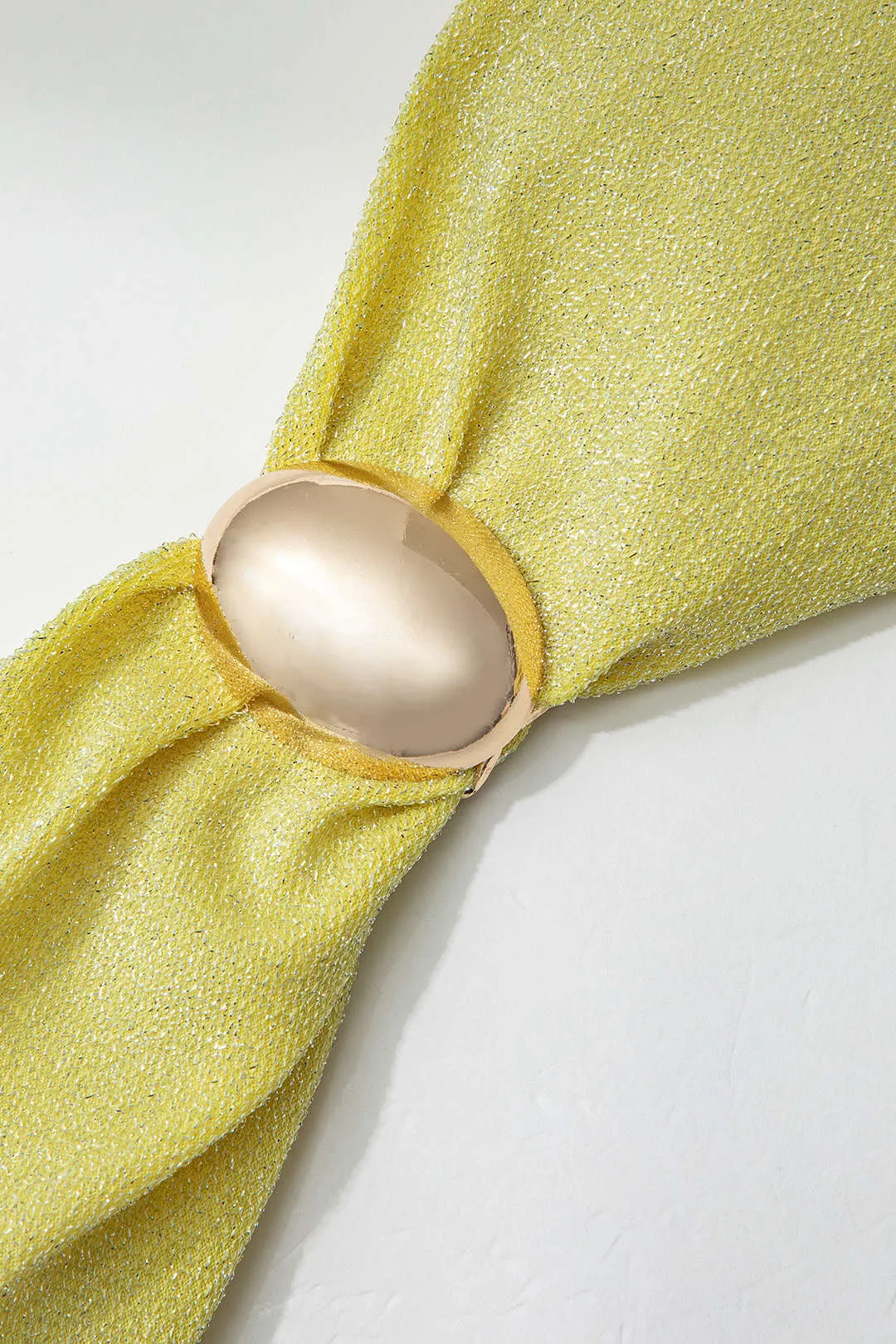 Metallisk indretning Ruched Twist Knot Bikini Set sold by Micas product image thumbnail 4