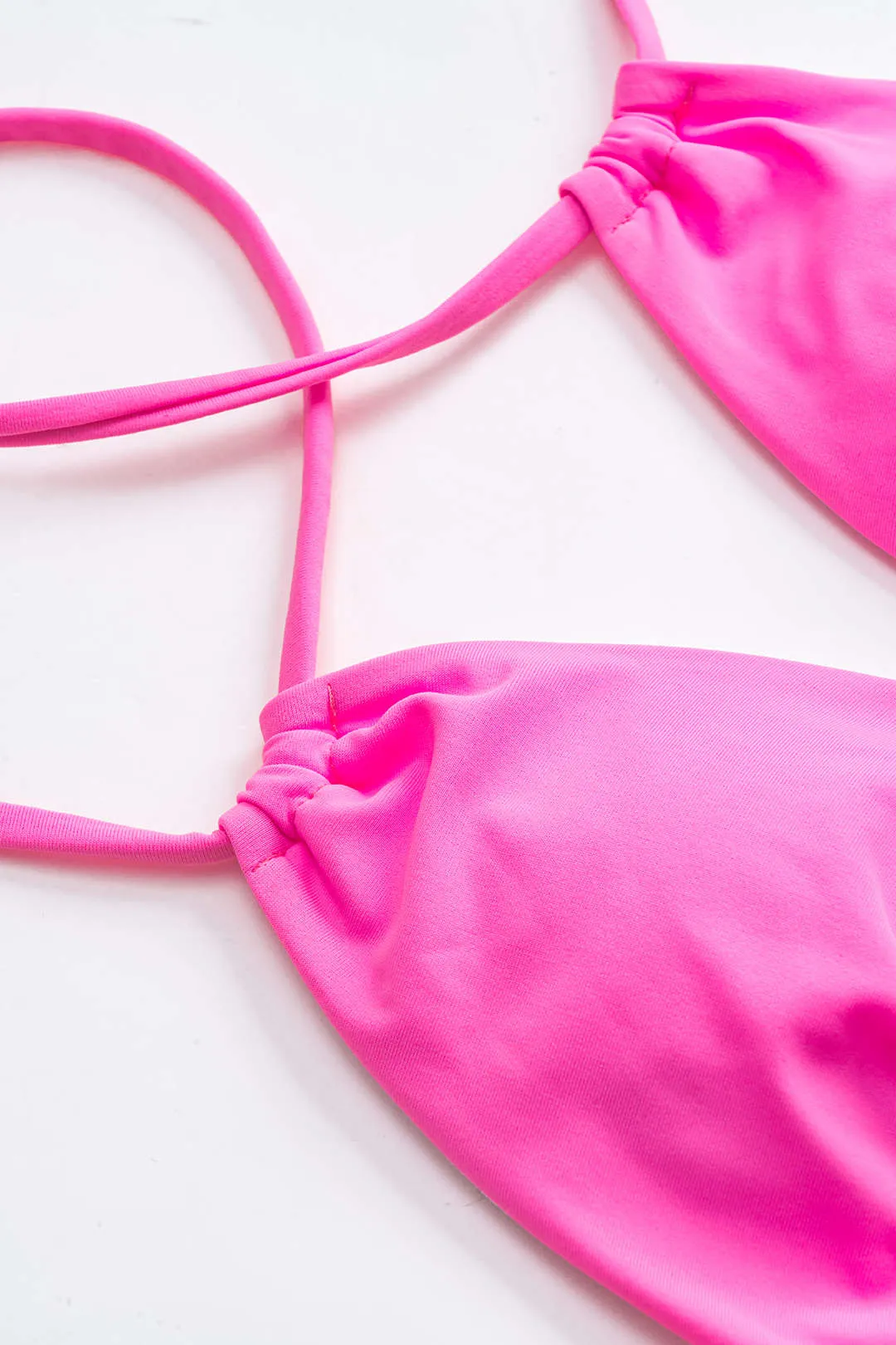 Rhinestone Ruched Tie Up Bikini Set sold by Micas product image thumbnail 4