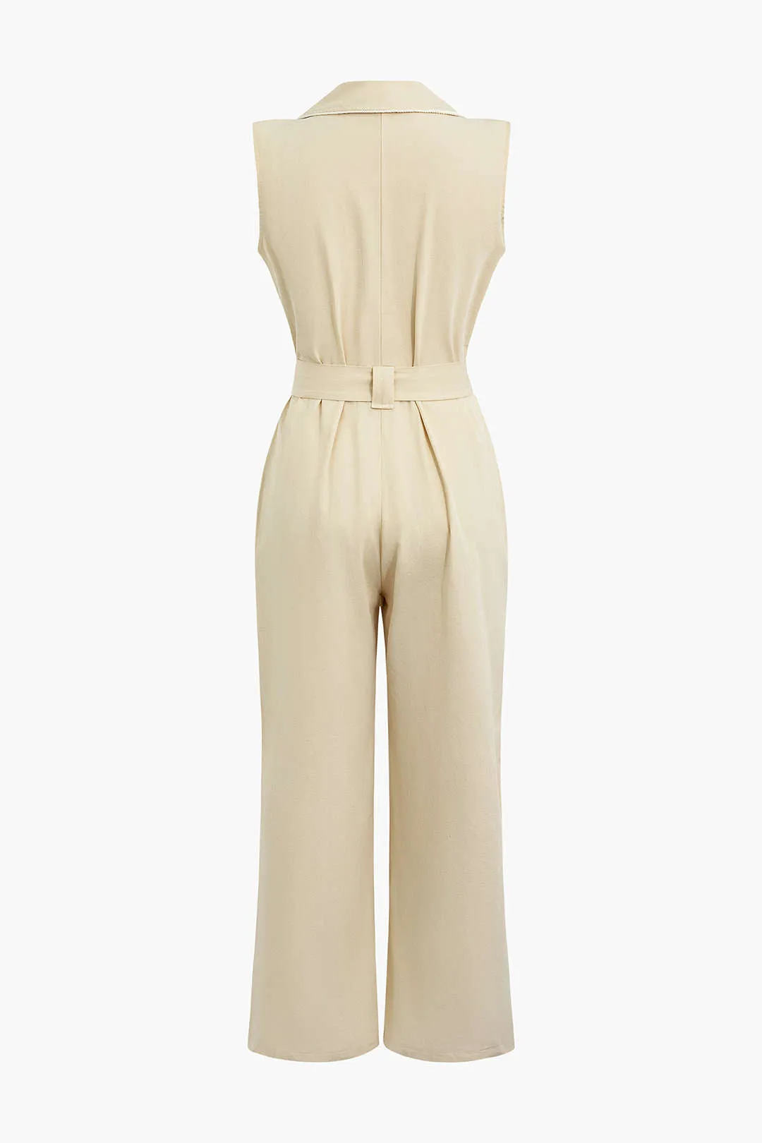 Lynlås slips foran lomme ærmeløs jumpsuit sold by Micas product image thumbnail 2