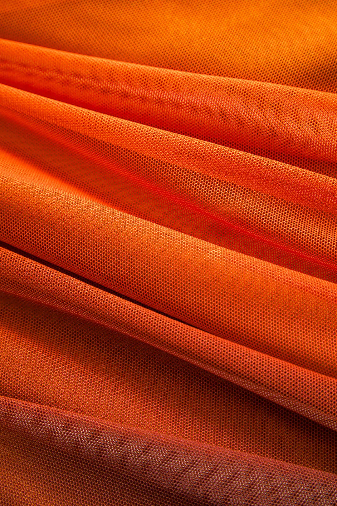 Ombre Print Mesh Ruched DrawString Midi Dress sold by Micas product image thumbnail 4