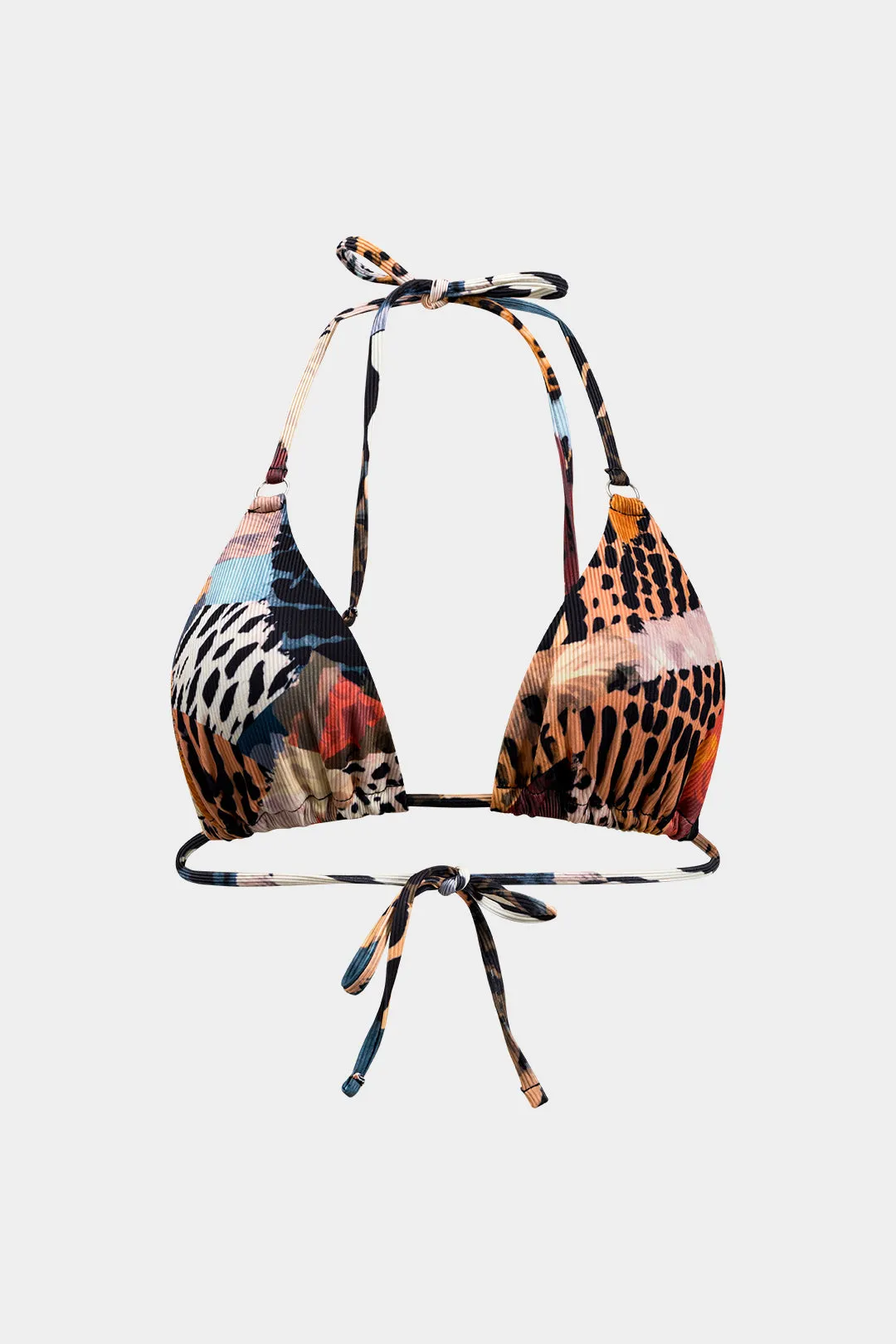 Leopard Print Tie Up Backless Bikini Set sold by Micas product image thumbnail 3