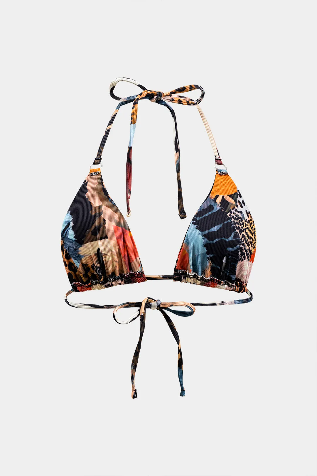 Leopard Print Tie Up Backless Bikini Set sold by Micas product image thumbnail 4