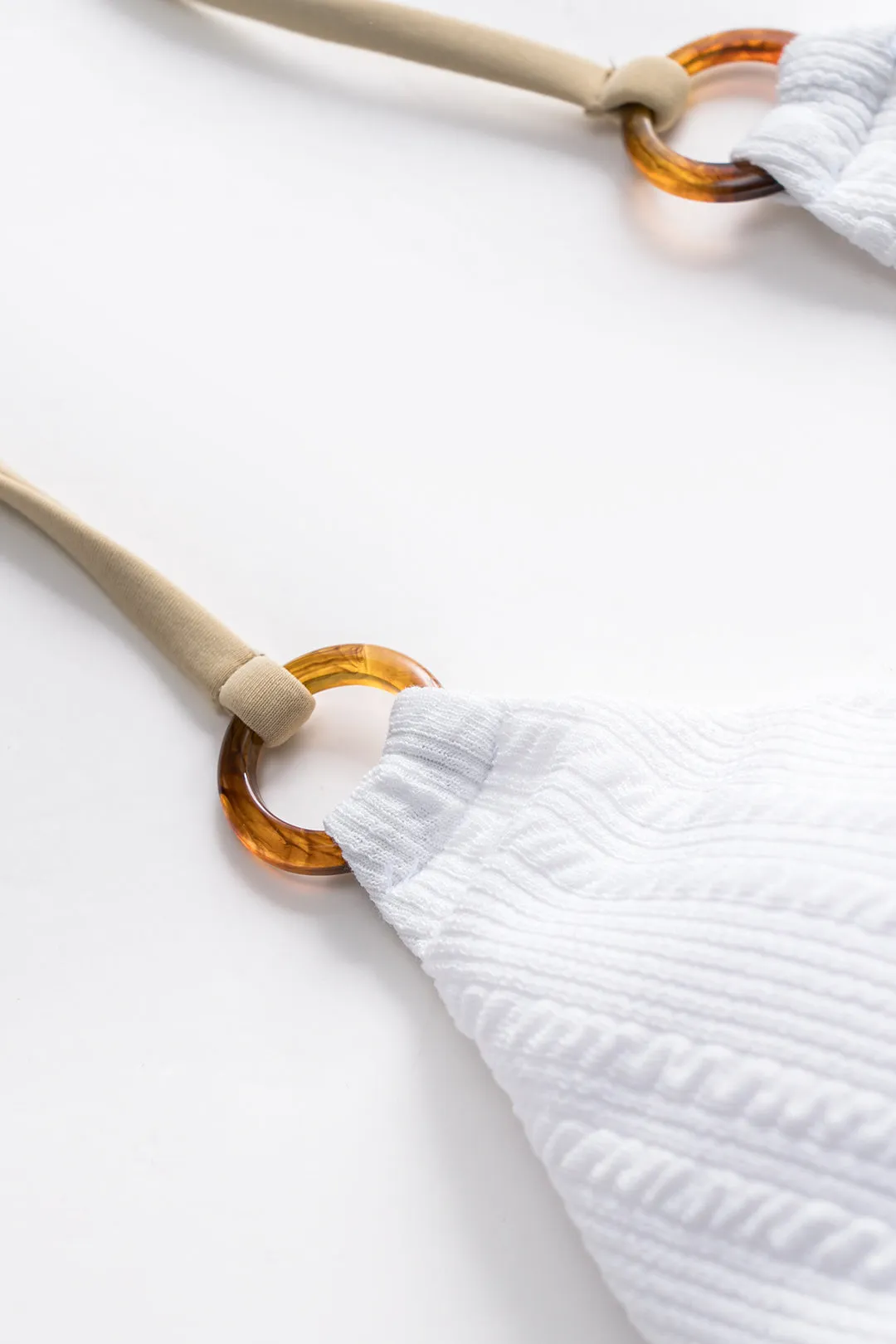 Kontrastbind ruched bagløst bikini -sæt sold by Micas product image thumbnail 3