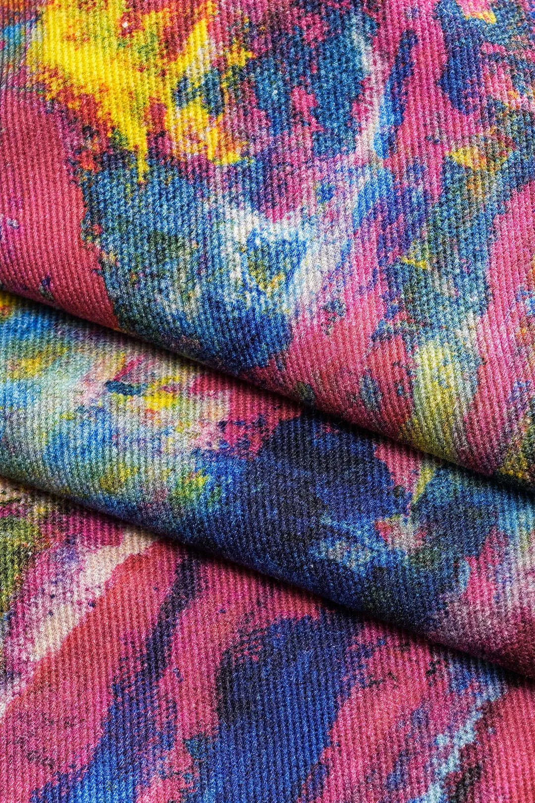 Graffiti print denim knap lomme brede ben bukser sold by Micas product image thumbnail 4