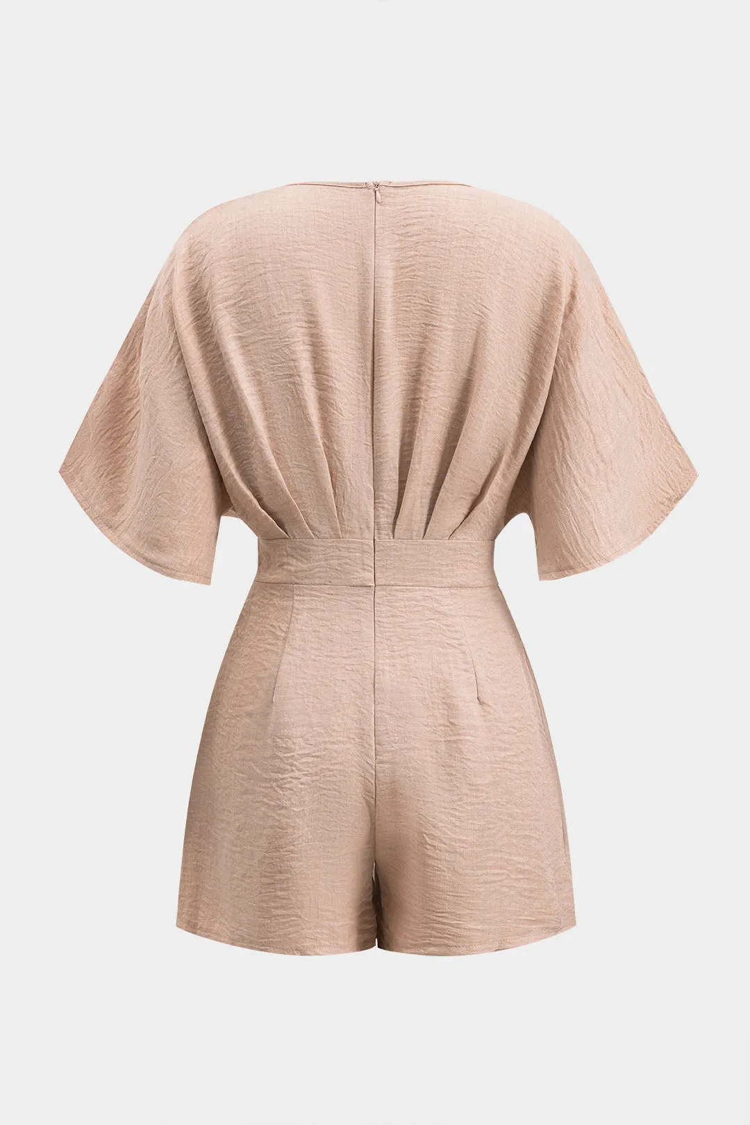 Ruched lynlås kortærmet romper sold by Micas product image thumbnail 2