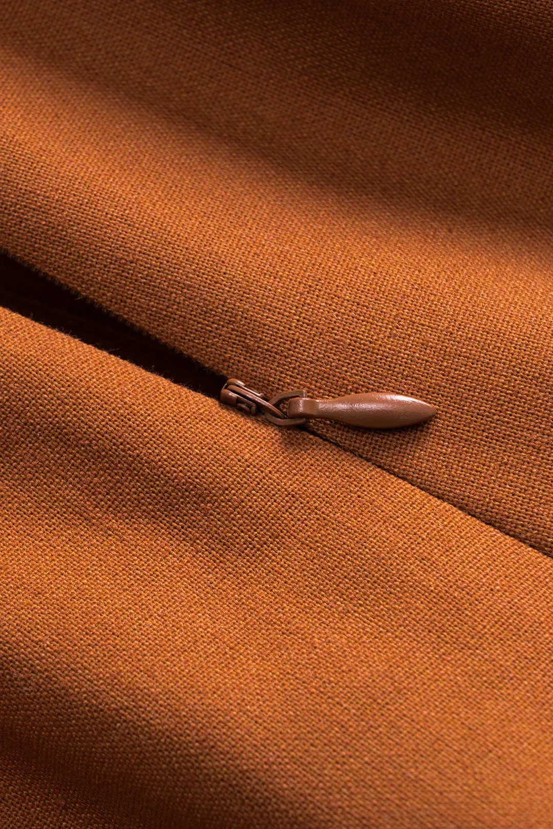 Linned plisseret lynlås brede benbukser sold by Micas product image thumbnail 5