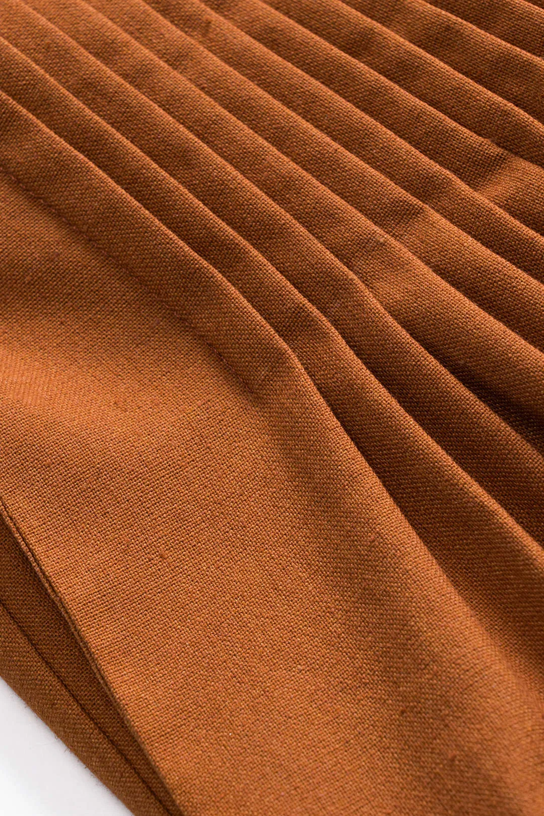 Linned plisseret lynlås brede benbukser sold by Micas product image thumbnail 3