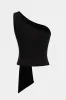 Ruched Asymmetrical One Shoulder Tank Top sold by Micas