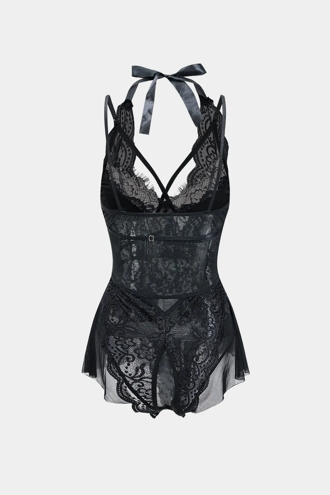 Jacquard blonder binder op bagløs bodysuit sold by Micas product image thumbnail 2