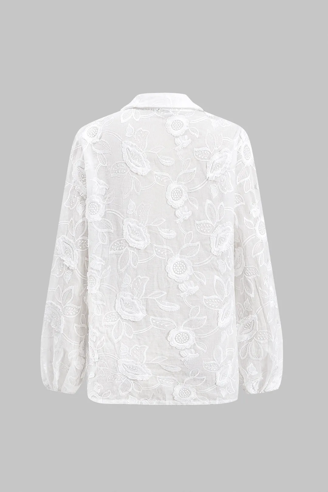 Broderi -knap Langærmet skjorte og shorts indstillet sold by Micas product image thumbnail 4