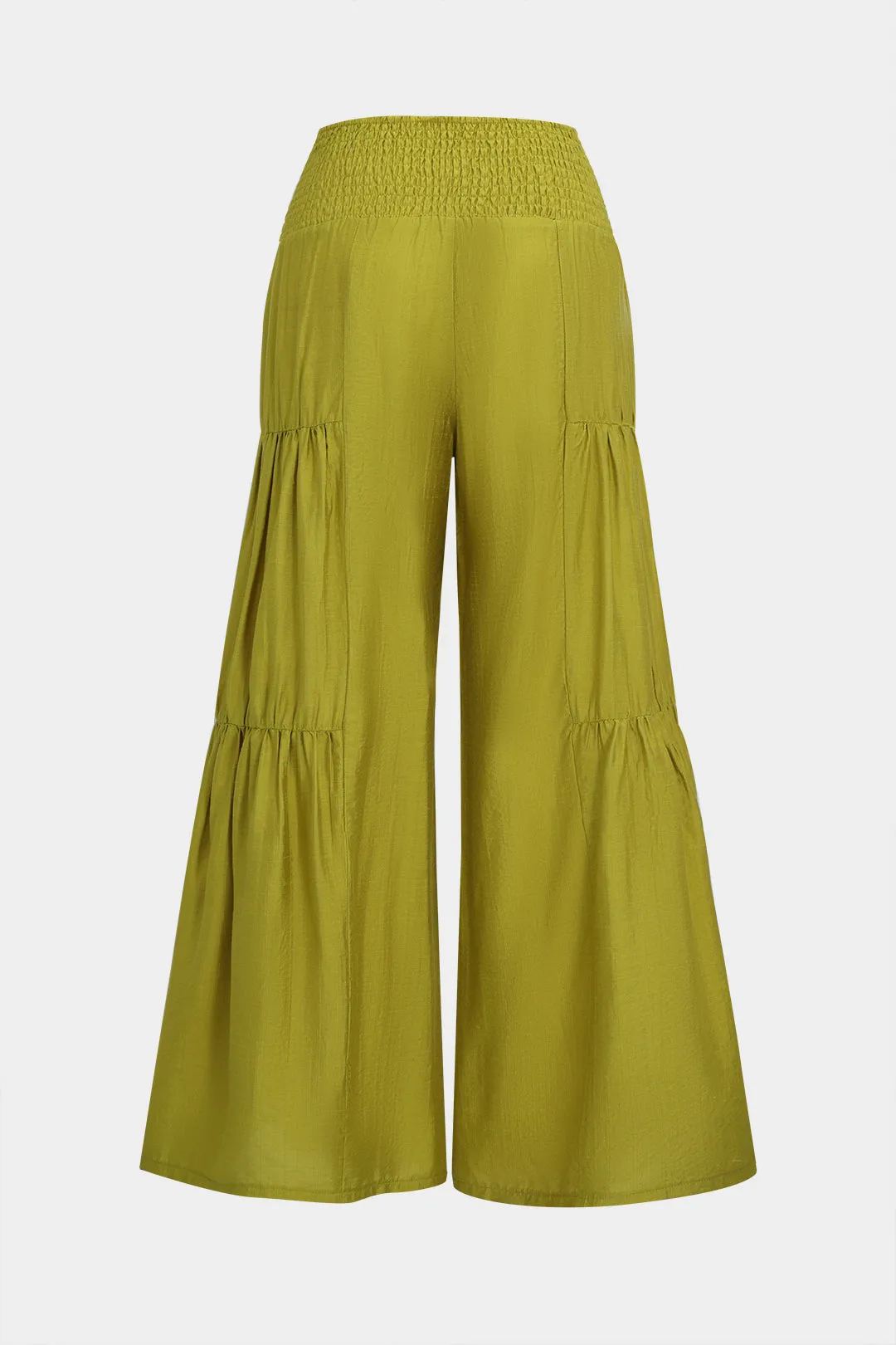 Ruched kort ærme top og slips front blussede benbukser sæt sold by Micas product image thumbnail 5