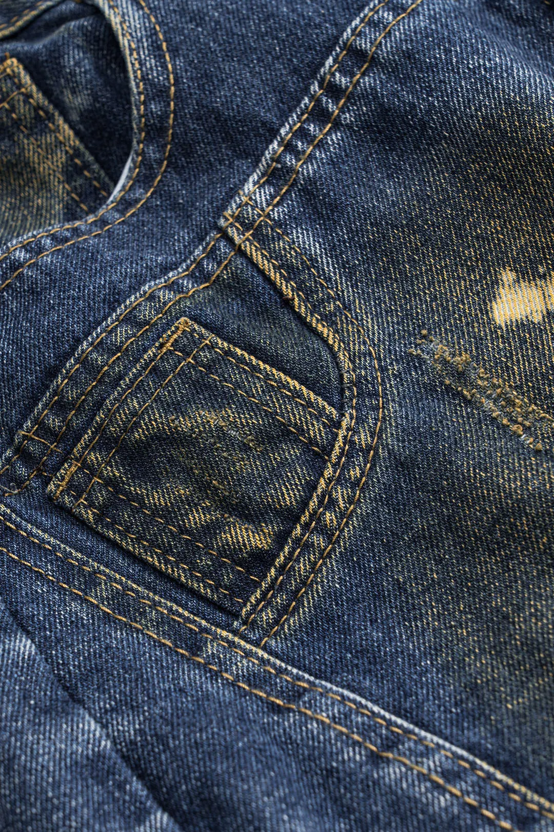 Dirty Denim Button Pocket Wide Ben Jeans sold by Micas product image thumbnail 3