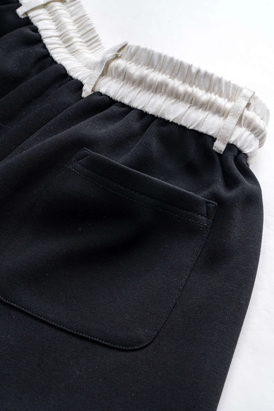 Ruched Tie Front Button Pocket Trousers sold by Micas product image thumbnail 5