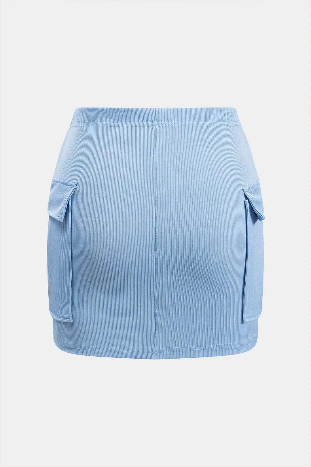 Ærmeløs bodysuit og slips foran lomme nederdel sæt sold by Micas product image thumbnail 5