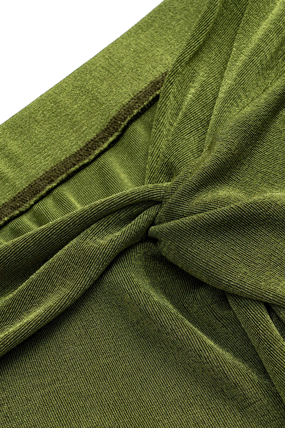 Plus størrelse ruched twist knude spalte nederdel sold by Micas product image thumbnail 3