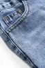 Denim -knaplomme shorts sold by Micas