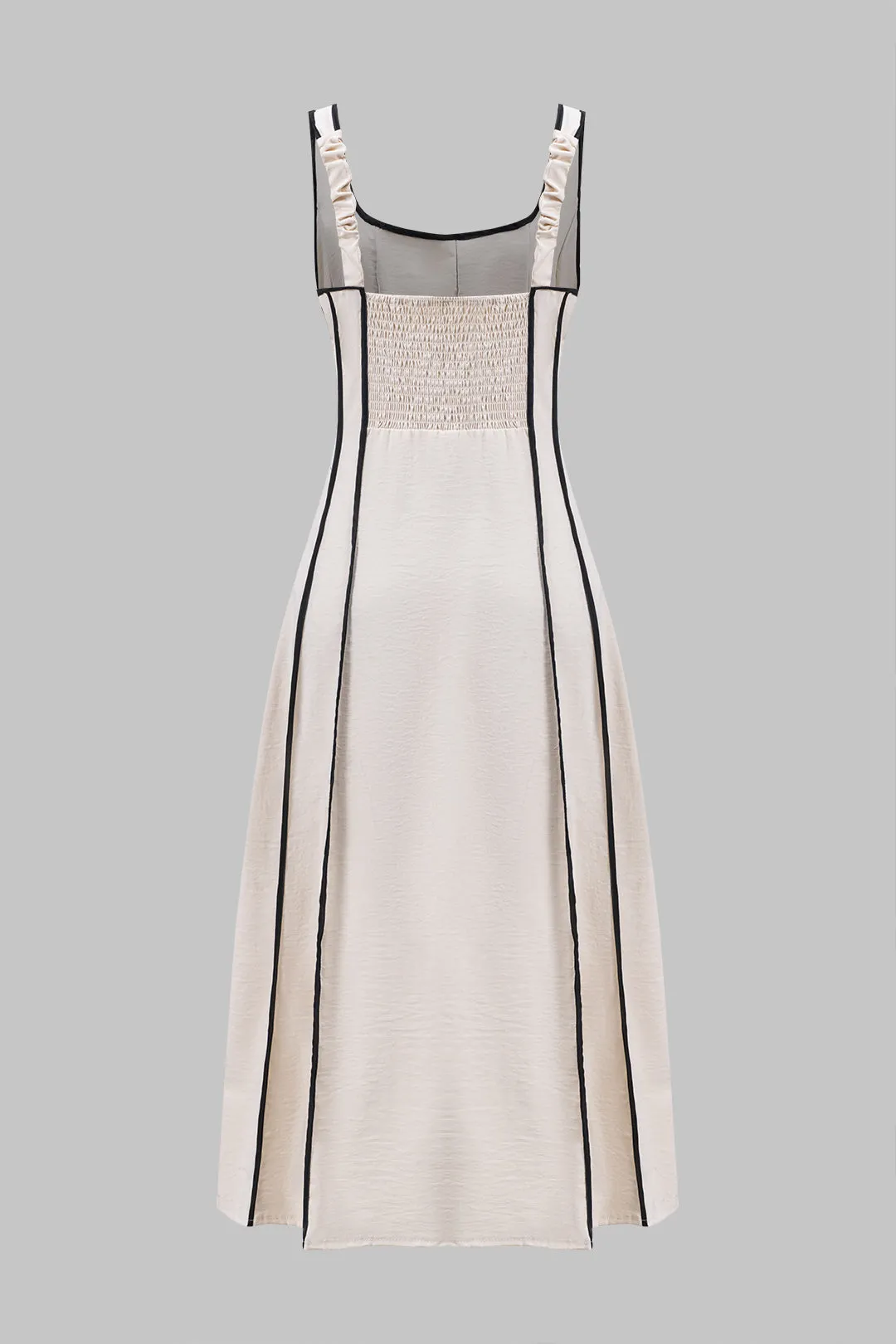 Plisseret rygfri slip maxi kjole sold by Micas product image thumbnail 2