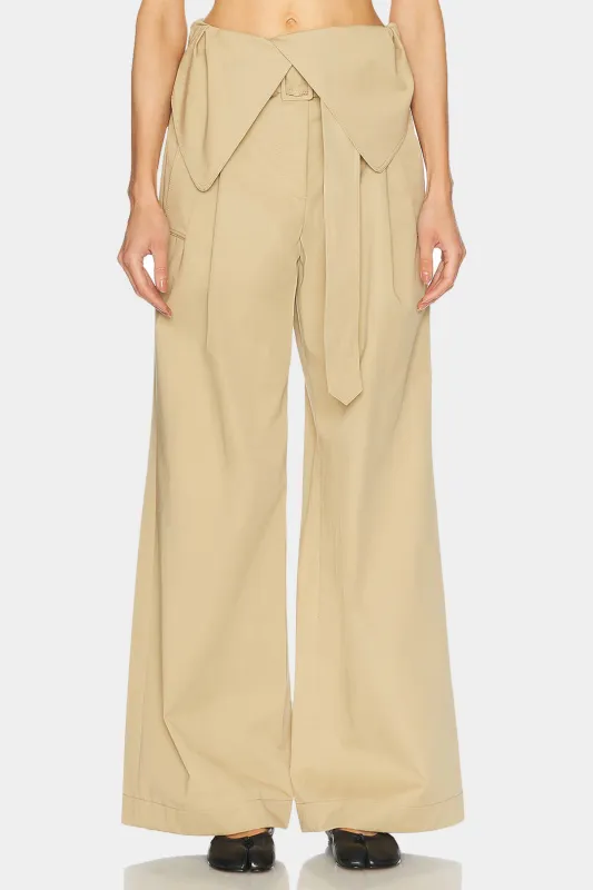 Belted Pocket Wide Leg Trousers sold by Micas