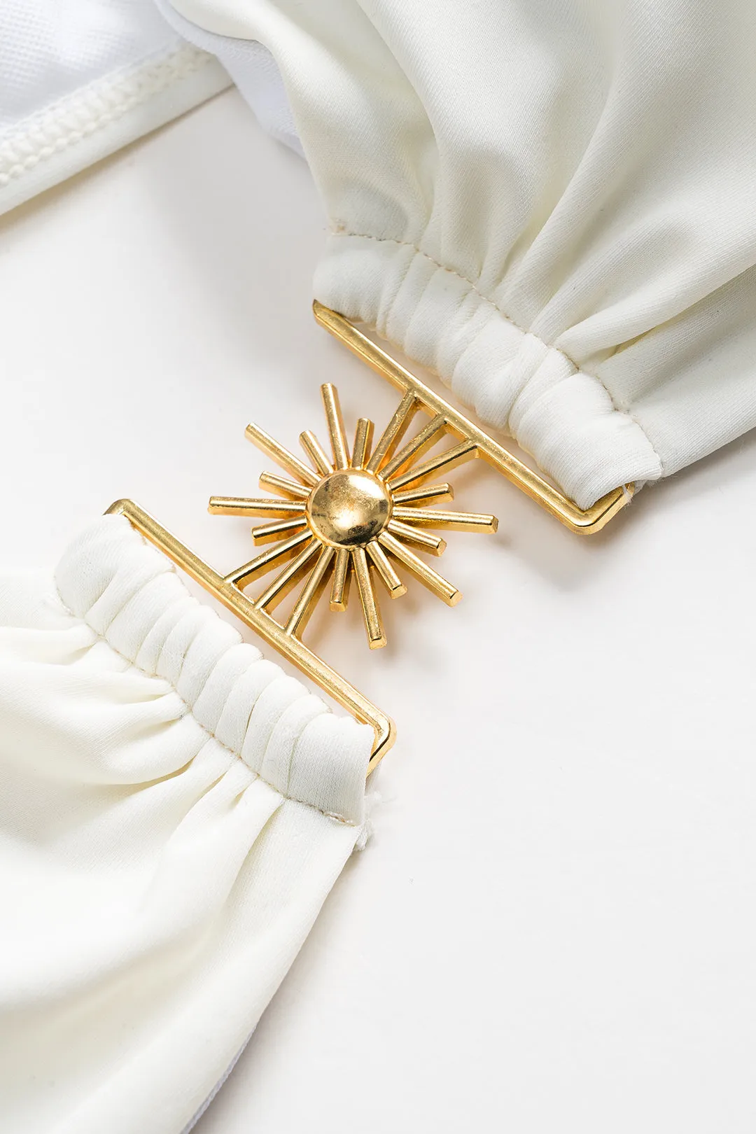 Metallisk Ruched Bikini Set sold by Micas product image thumbnail 4