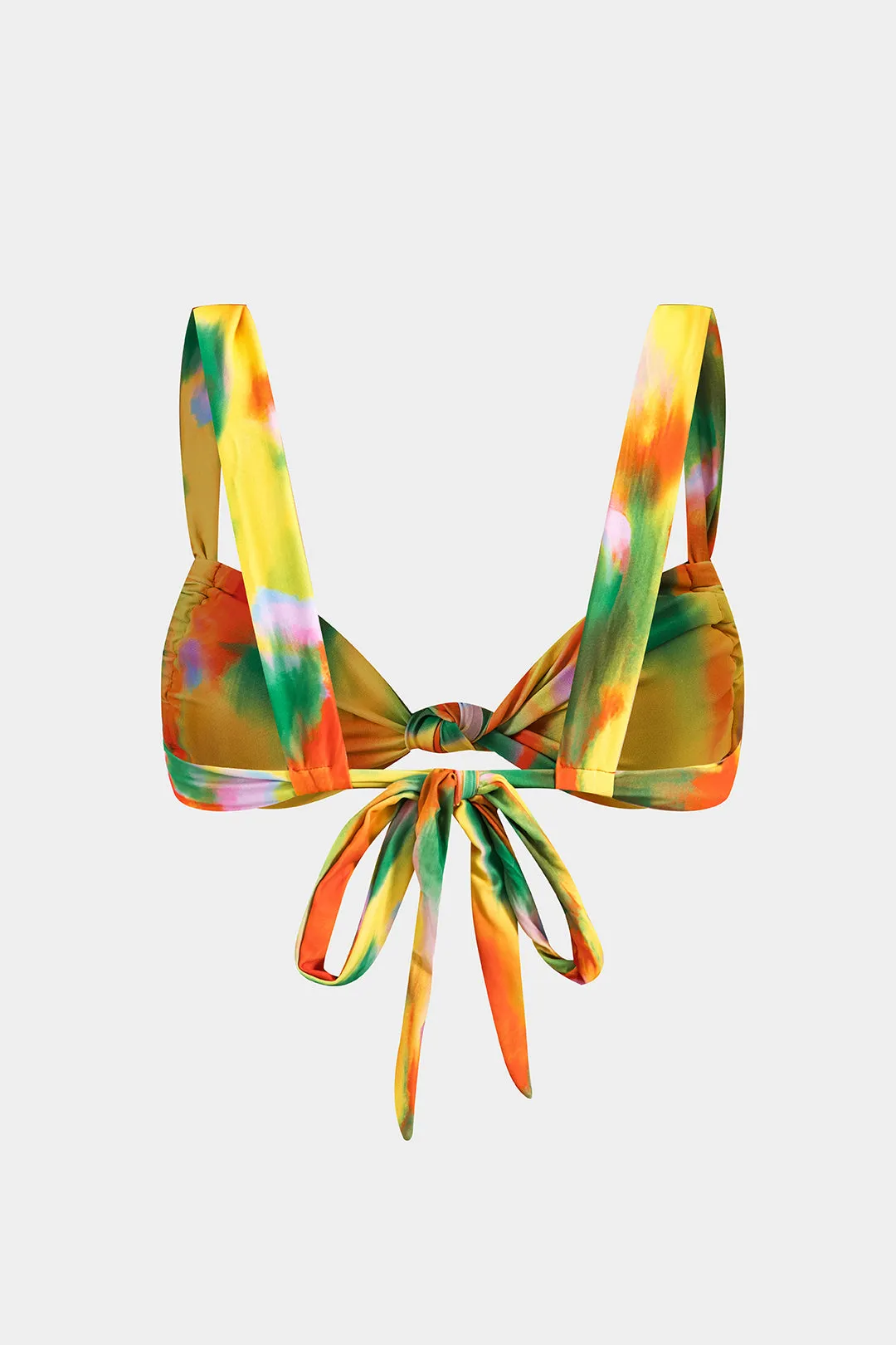 Bind farvestofprint Ruched Twist Knot Tie Back Bikini Set sold by Micas product image thumbnail 5