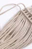 RUCHED TIE UP BACKLESS BIKINI SET sold by Micas
