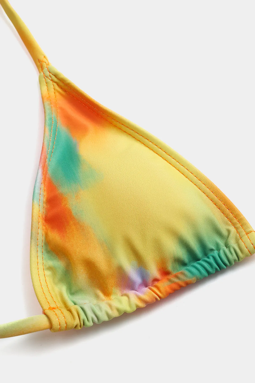 Kontrast Metal Ruched Bead Tie-Up Bikini Set sold by Micas product image thumbnail 4