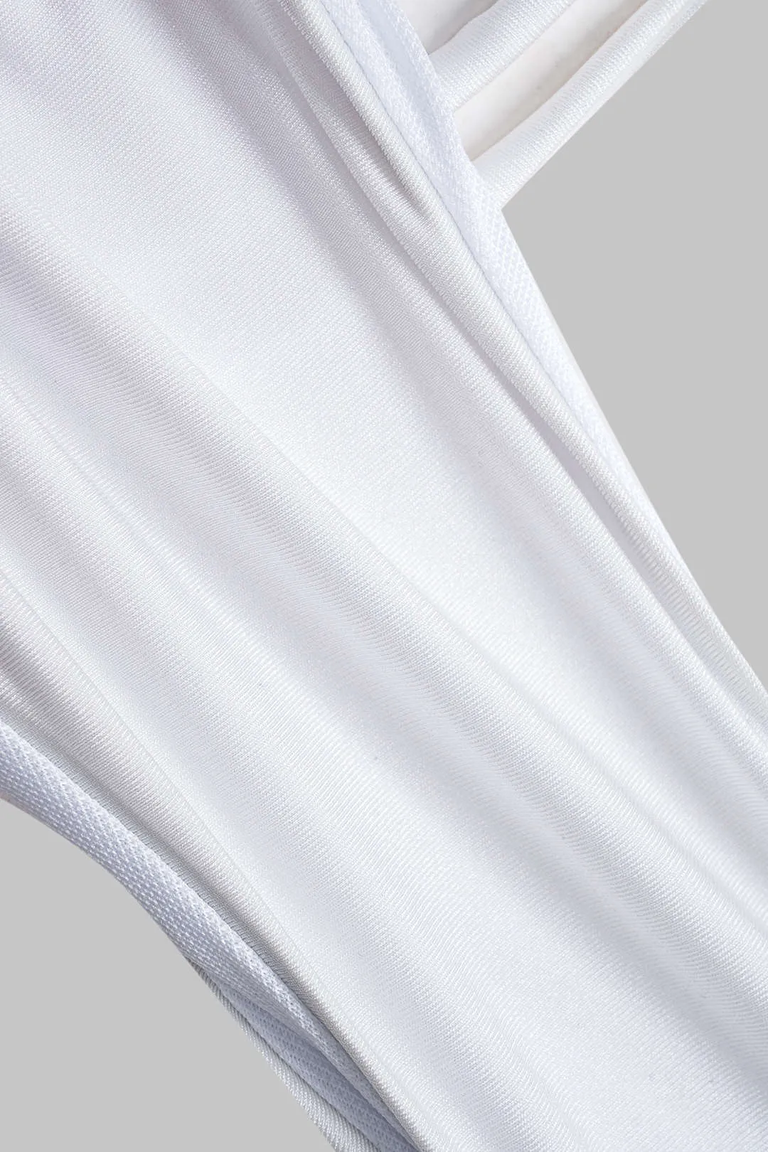 Metallisk indretning ruched binding bagfrit bikini sæt sold by Micas product image thumbnail 4