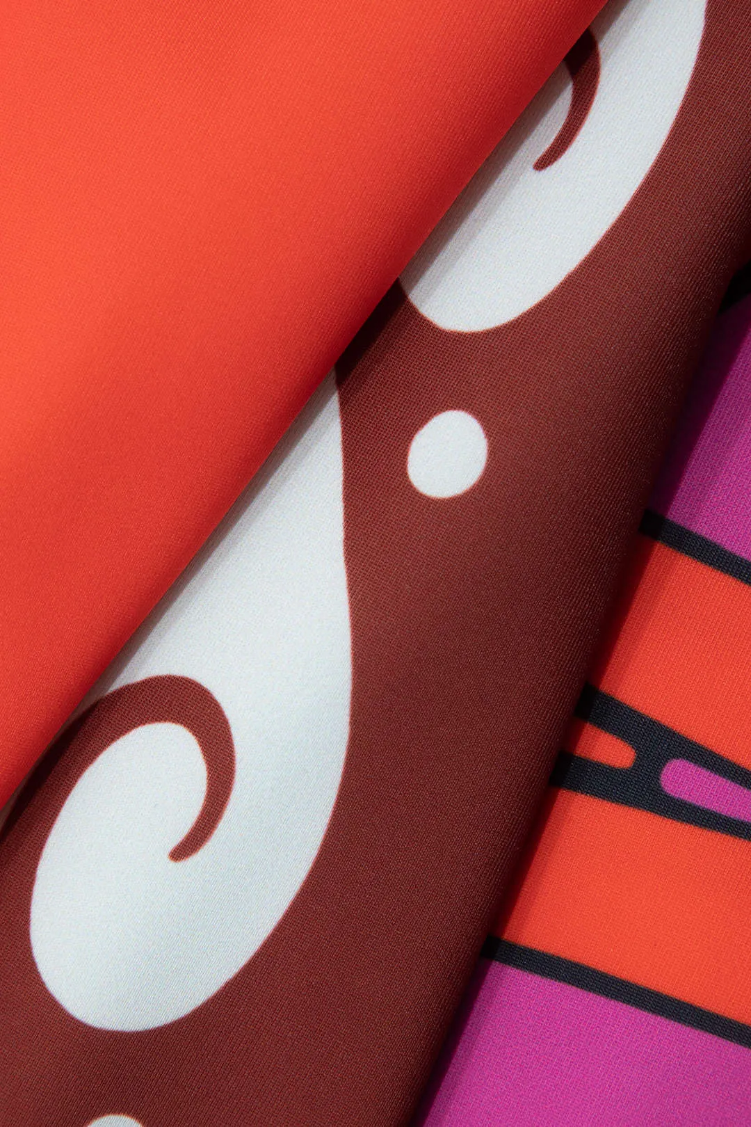 Tropisk print chiffon ruched cover up sold by Micas product image thumbnail 3