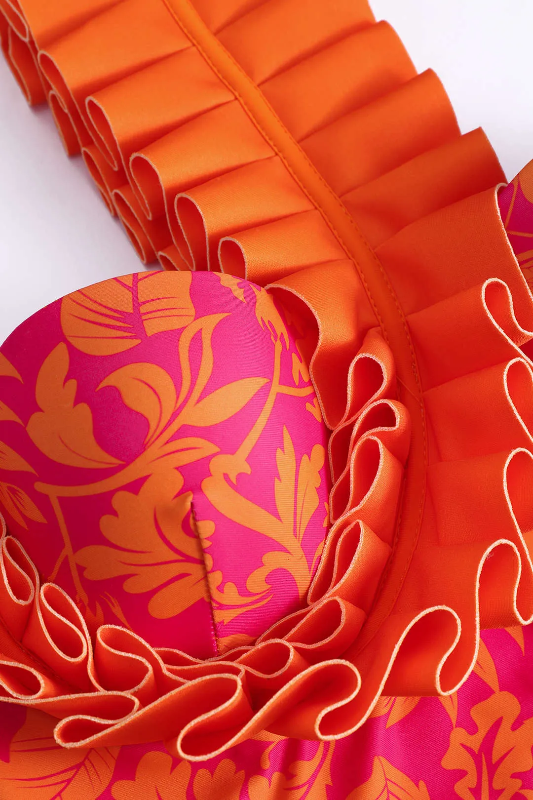 Blade Print Ruffle Bustier Bikini Set sold by Micas product image thumbnail 5