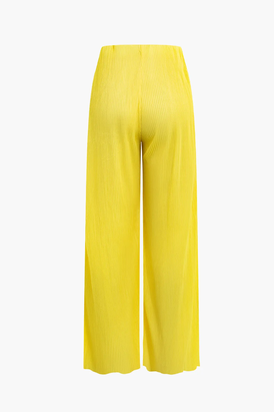 Ruched Tie Up Backless Cami Top og Wide Leg Bukser Set sold by Micas product image thumbnail 5