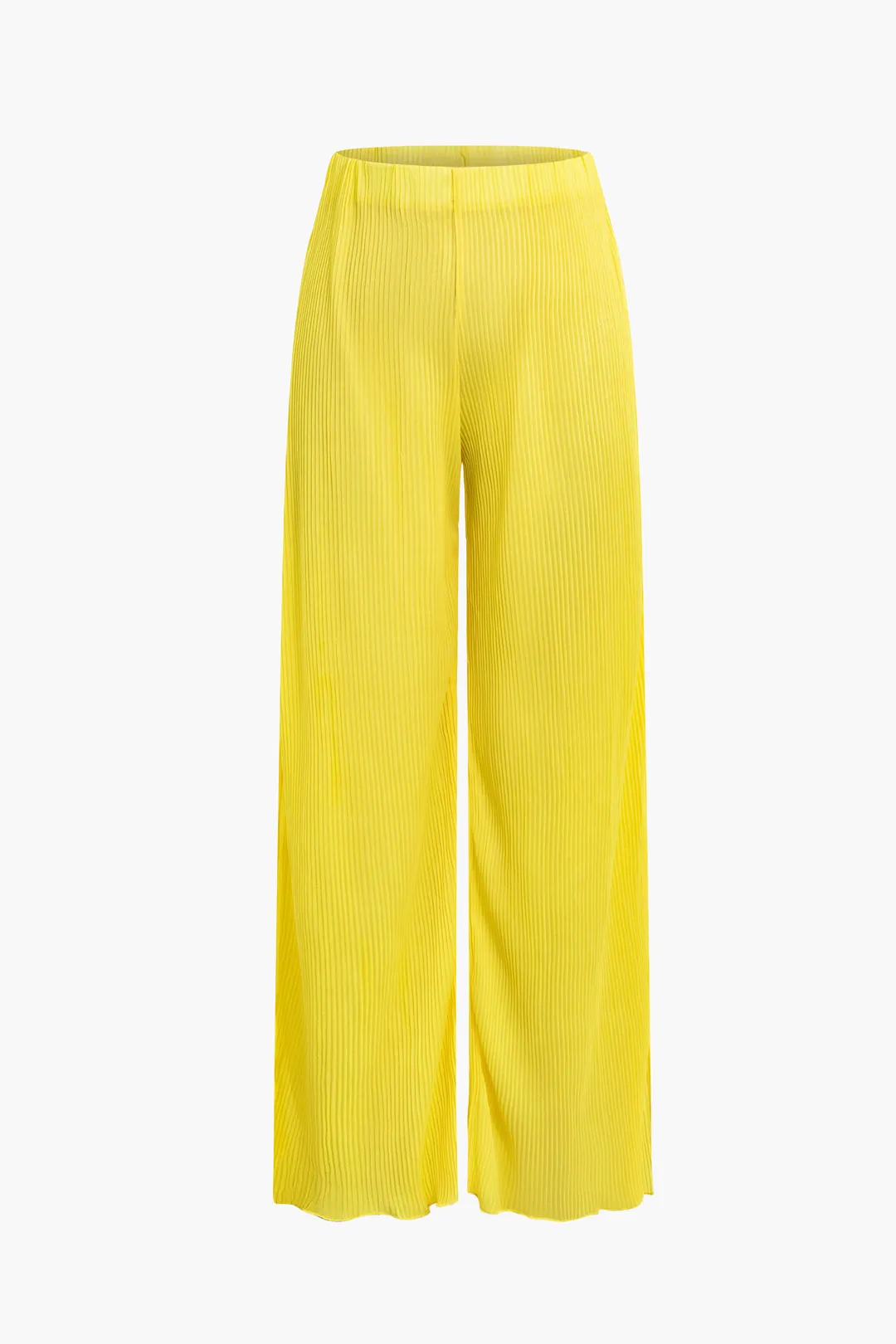 Ruched Tie Up Backless Cami Top og Wide Leg Bukser Set sold by Micas product image thumbnail 4