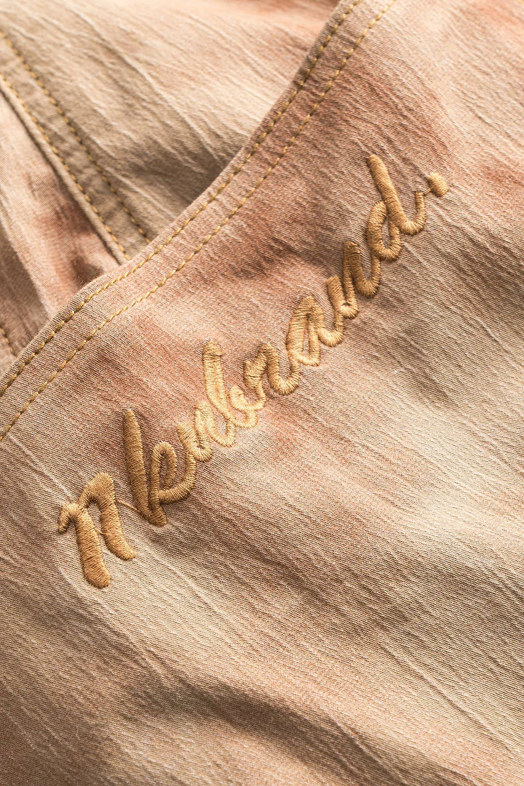 Embroidery Denim Button Pocket Wide Leg Barrel Jeans sold by Micas product image thumbnail 4